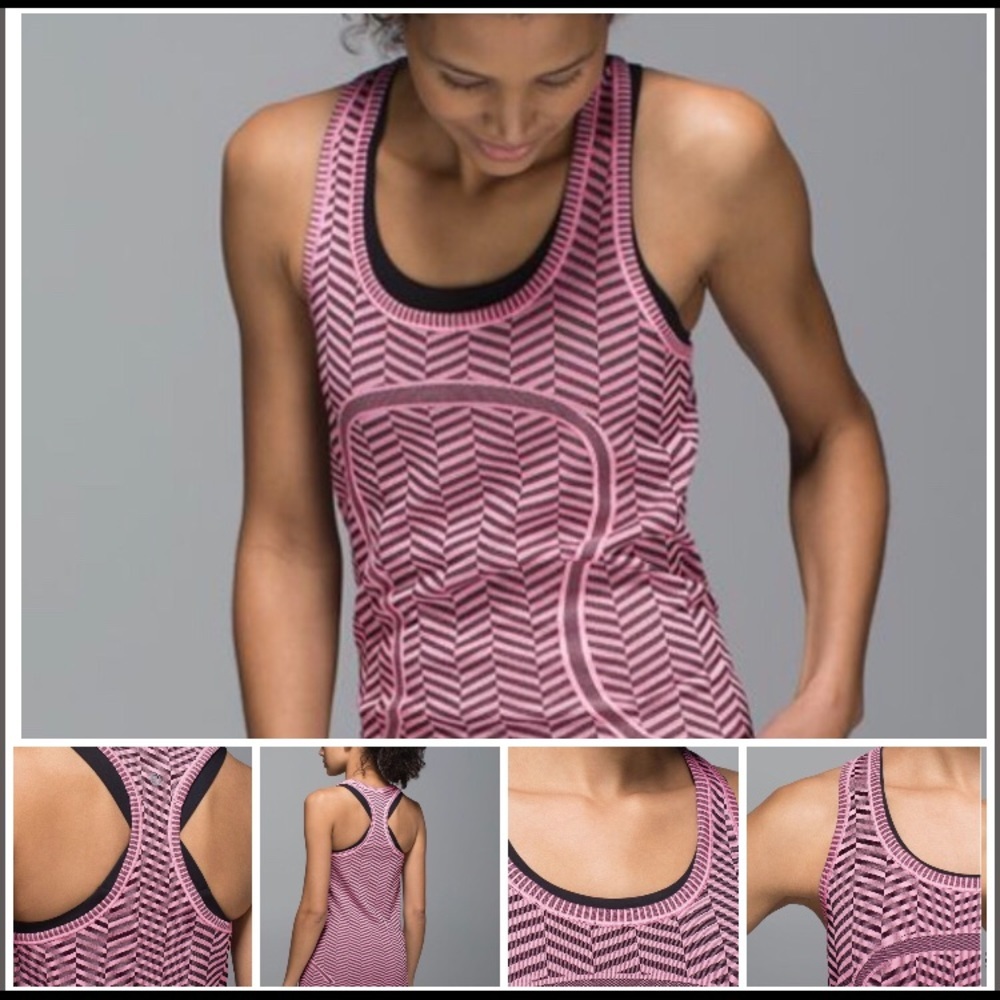 NEW RARE Lululemon Chevron Swiftly Tank Bundle - Picture 4 of 6
